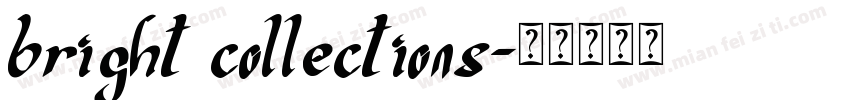 bright collections字体转换